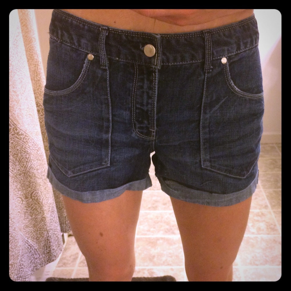 Express X2 High Waist Denim Shorts EUC